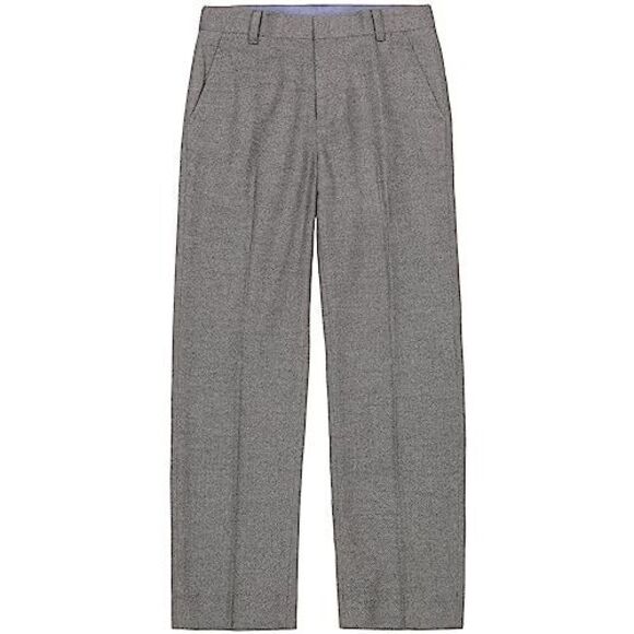 Tommy Hilfiger Big Boys Brushed Herringbone Pants - Dark Gray Size 10 - Picture 1 of 3
